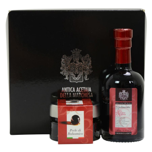Gift Box: Balsamic Pearl and Balsamic Condiment - 1.7 oz jar + 3.4 fl oz bottle