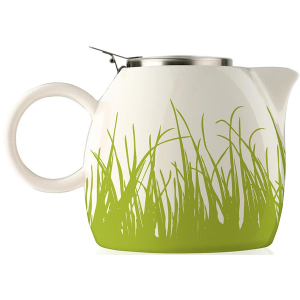 Tea Forte PUGG Ceramic Teapot - Spring Grass - 24 oz teapot Tea Forte PUGG Ceramic Teapot - Spring Grass - 24 oz teapot