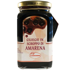Italian Black Cherries in Amarena Syrup - 17 oz