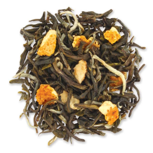 Tea Forte Lotus Orange Jasmine Green Tea - Loose Leaf Tea - 50 Servings Canister