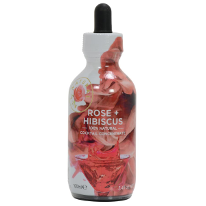 Rose and Hibiscus Flower Natural Concentrate - 3.4 fl oz bottle