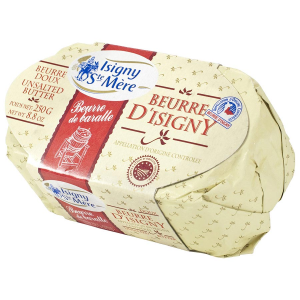 Isigny Beurre De Baratte Butter, Unsalted - 8.8 oz