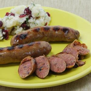 Wild Boar Sausages with Cranberries and Shiraz Wine - 12 oz pack - 4 links