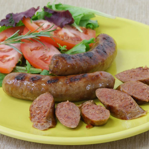 Wild Boar Sausages with Garlic and Marsala Wine - 12 oz pack - 4 links