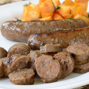 Venison Sausages with Blueberry and Merlot - 12 oz pack, 4 links