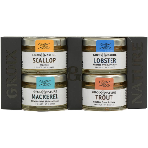 Lobster, Mackerel, Scallop, Trout Rillettes Sampler - 4 jars - 1.05 oz ea