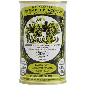 Madagascar Green Peppercorns in Brine - 3.52 oz tin