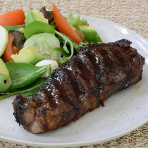 Bison NY Strip Loin - Whole - 3 pcs, 6 lbs ea, uncut