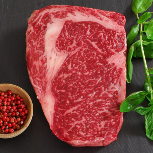 Wagyu Beef Rib Eye MS8, Cut To Order - 11 lbs, 1 1/4-inch steaks