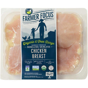 Chicken Breast, Boneless and Skinless - Organic - 1.5 lbs