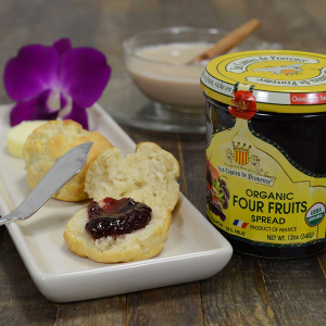 French Four Fruits Spread - Organic - 12 oz jar