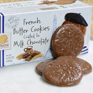 French Butter Cookies Coated in Milk Chocolate - 1 box - 4.76 oz