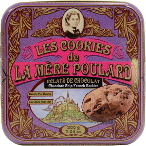 Les Cookies Eclats de Chocolat de La Mere Poulard Chocolate Chip Cookies - 7 oz tin
