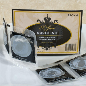 Spanish Cuttlefish Ink - Packets - 1 pack - 4 pcs/pack (.14 oz each)