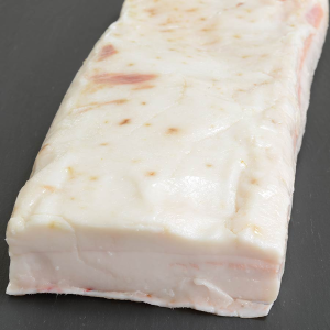 Iberico Pork Backfat, Skin On - Tocino Iberico Bellota - 1 piece, 13 lbs