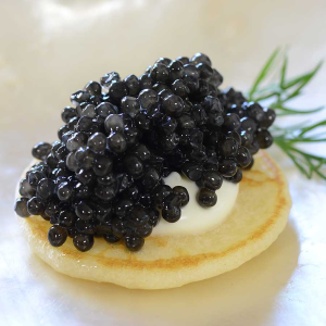 Emperior American White Sturgeon Caviar - Malossol - 1 oz, glass jar