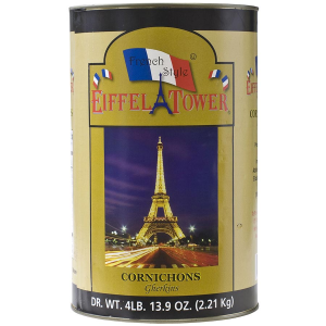 Cornichons - Whole Gherkins in Vinegar - 11 lbs