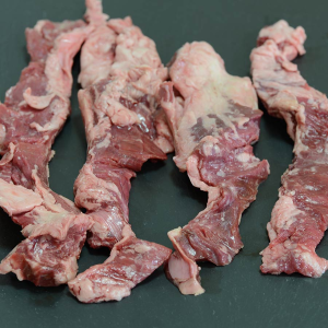 Iberico Pork Skirt Steak - Diafragma Iberico Bellota - 4 pieces, 0.18 lbs each
