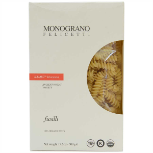 KAMUTA(R) Khorasan Wheat Fusilli Pasta, Organic - 1 box - 17.6 oz