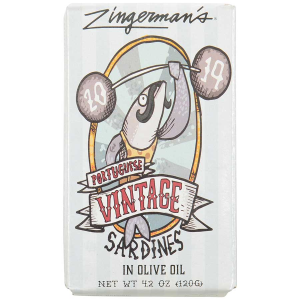 Portuguese Vintage Sardines in Olive Oil - 2019 - 1 tin - 4.2 oz