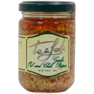 Minced Garlic in Oil with Chili Peppers - 1 jar - 4.6 oz