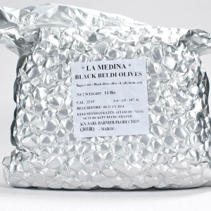 Black Beldi Olives - 11 lb bag