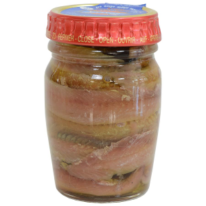 Italian Anchovies in Extra Virgin Olive Oil - 2.8 oz jar