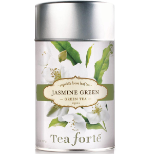 Tea Forte Jasmine Green Green Tea - Loose Leaf Tea Canister - 50 Servings Canister