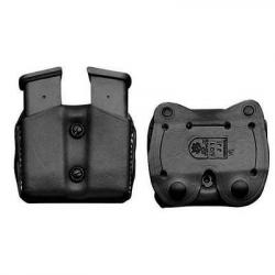 DeSantis for Glock 17, 19, 22 Double Magazine Pouch-Style A01, Ambidextrous, Black