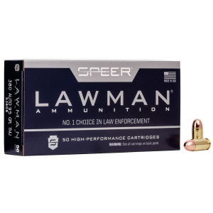 Speer Lawman Handgun Ammunition .380 Auto 95 gr. TMJ 950 fps 50/ct