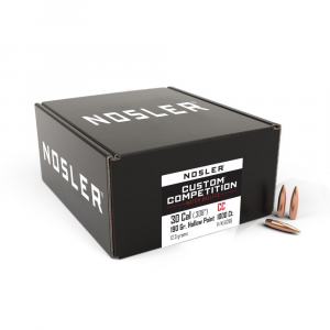 Nosler Custom Competition Bullets .30 cal .308" 190 gr HPBT 1000/ct