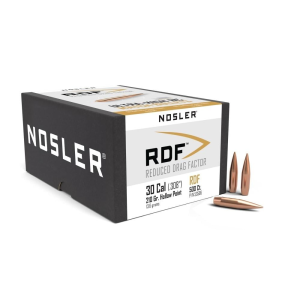 Nosler Nosler RDF Rifle Bullets 30 Cal .308" 210 gr HPBT 500/ct - $253.09 at Natchez Shooting & Outdoors
