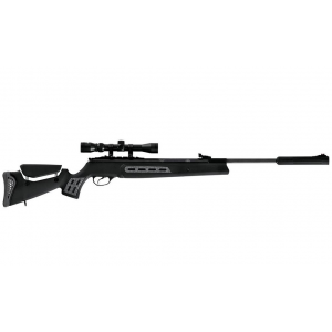 Hatsan Mod 125 Spring Sniper Combo Air Rifle 22 Cal 1200 FPS Black Syn