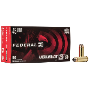 American Eagle Handgun Ammunition .45 Colt 225 gr JSP 860 fps 50/ct