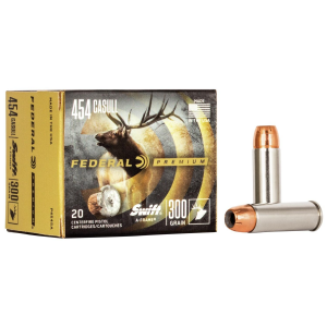 Federal Premium Vital-Shok Handgun Ammunition .454 Casull 300 gr SAF 1520 fps 20/box