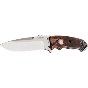 Hogue SIG EX-F01 Stainless Elite Fixed Blade: 5.5" Drop Point Blade - Tumbled Finish, Reinforced Rosewood Scales