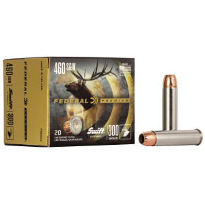Federal Premium Vital-Shok Handgun Ammunition .460 S&W 300 gr SAF 1750 fps 20/box