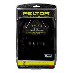 3M Peltor Sport Tactical 500 Electronic Hearing Protection Ear Muffs 26dB
