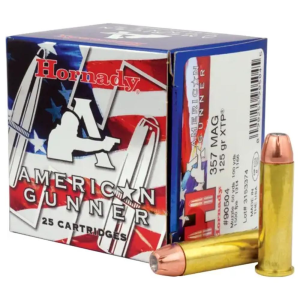 Hornady Hornady American Gunner Handgun Ammunition .357 Mag 125 gr XTP 1275 fps 25/ct - $22.99 at Natchez Shooting & Outdoors