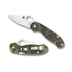 SPYDERCO PARA3 G10 CAMO PLAINEDGE