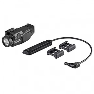 Streamlight TLR RM 1 Rail Mounted Tactical Lighting System Push Button Switch Key Kit and Battery - Black