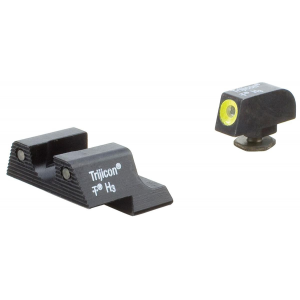 Trijicon HD Night Sight Set - Yellow Front Outline for Glock Pistols 42 & 43