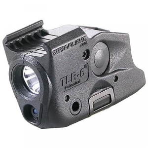 Streamlight TLR6 Rail Mount for GLOCK - Rail-Mounted Tactical Light With Integrated Red Aiming Laser