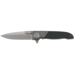 CRKT Kit Carson M40 EDC Folding Knife - 3.45" Bead-Blasted Blade
