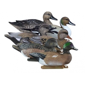 Higdon Outdoors Battleship Puddle Pack with 2/ct Pintails 2/ct Gadwalls 2/ct Widgeons