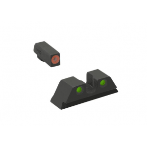 Meprolight ML41230 Hyper-Bright Orange Ring Front/Green Rear Sights for Kimber 1911 Suppressed Models