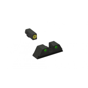 Meprolight Meprolight ML46500 Hyper-Bright Yellow Ring Front/Green Rear Sights for Taurus 3GC - $109.99 at Natchez Shooting & Outdoors