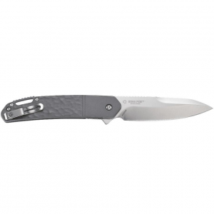 CRKT Bona Fide Silver Folding Knife 3 3/5" Blade Grey