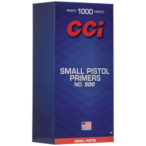 CCI Standard Primers #500 Small Pistol - 1000/ct