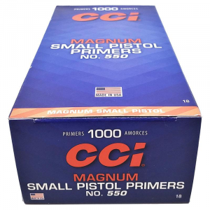 CCI Standard Primers #550 Mag Small Pistol 1000/ct
